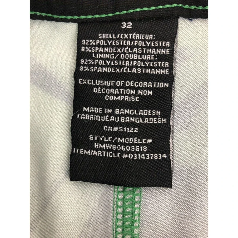 Tony Hawk Board Shorts 32 green black Reflex Stretch Beach Men